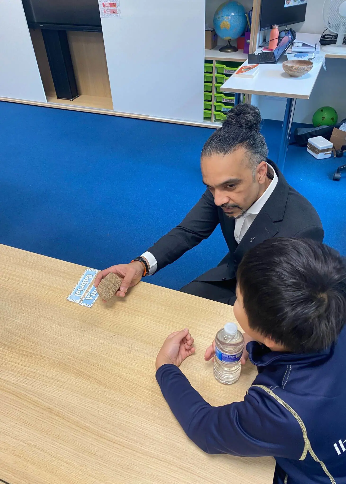 Tuesday morning, we were very lucky to have Mr Taimur (a pupil's dad) bring in some ancient  | Ibstock Place School, Roehampton, Private School Near Richmond, Barnes, Putney, Kingston, & Wandsworth 
