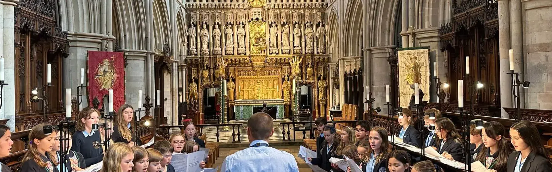 Ibstock Choristers sang Choral Evensong at Southwark Cathedral to an appreciative congregation of parents | Ibstock Place School, Roehampton, Private School Near Richmond, Barnes, Wandsworth