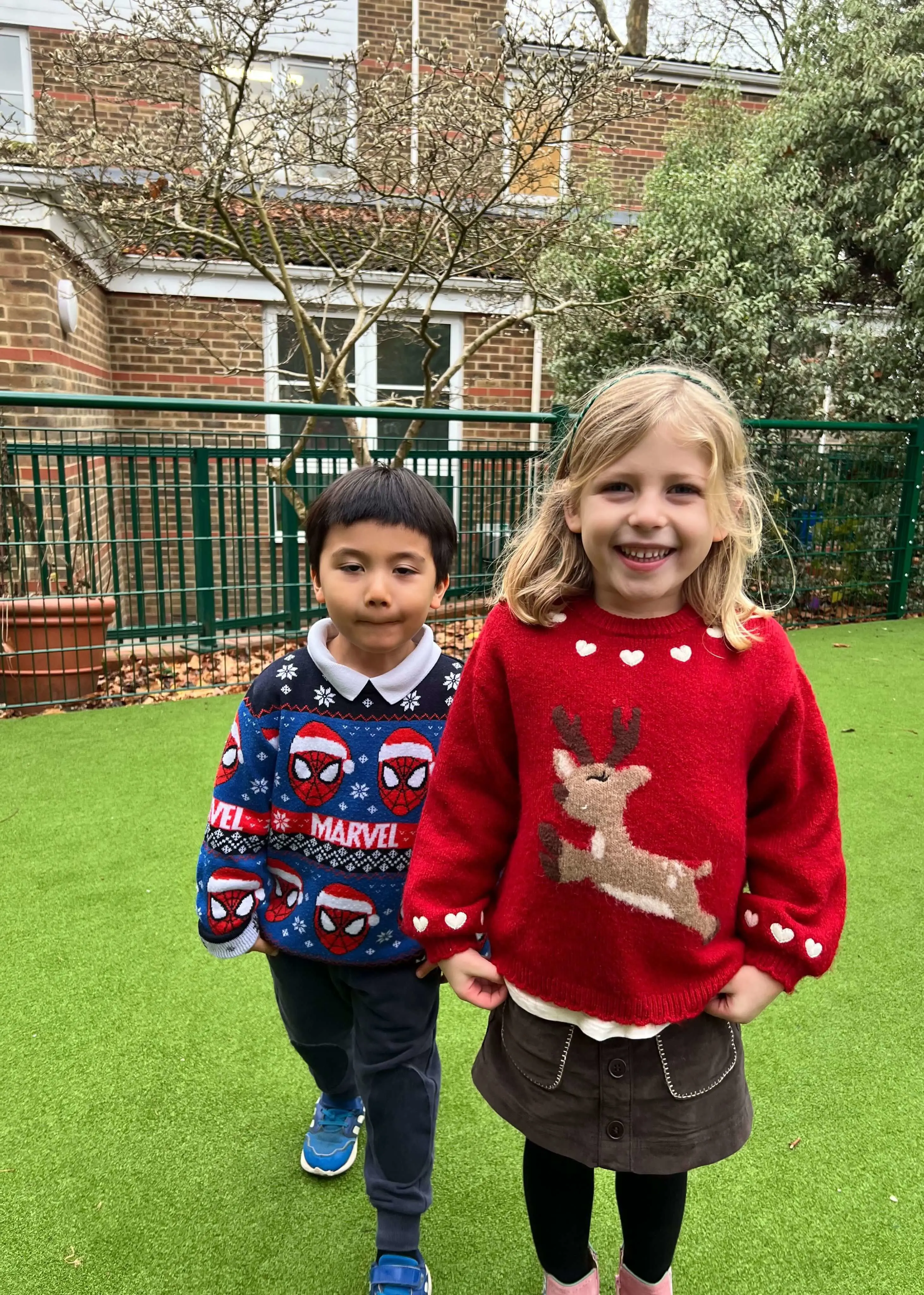 To celebrate the end of term, we surprised pupils with a snow machine | Ibstock Place School, Roehampton, Private School Near Richmond, Barnes, Putney, Kingston, & Wandsworth
