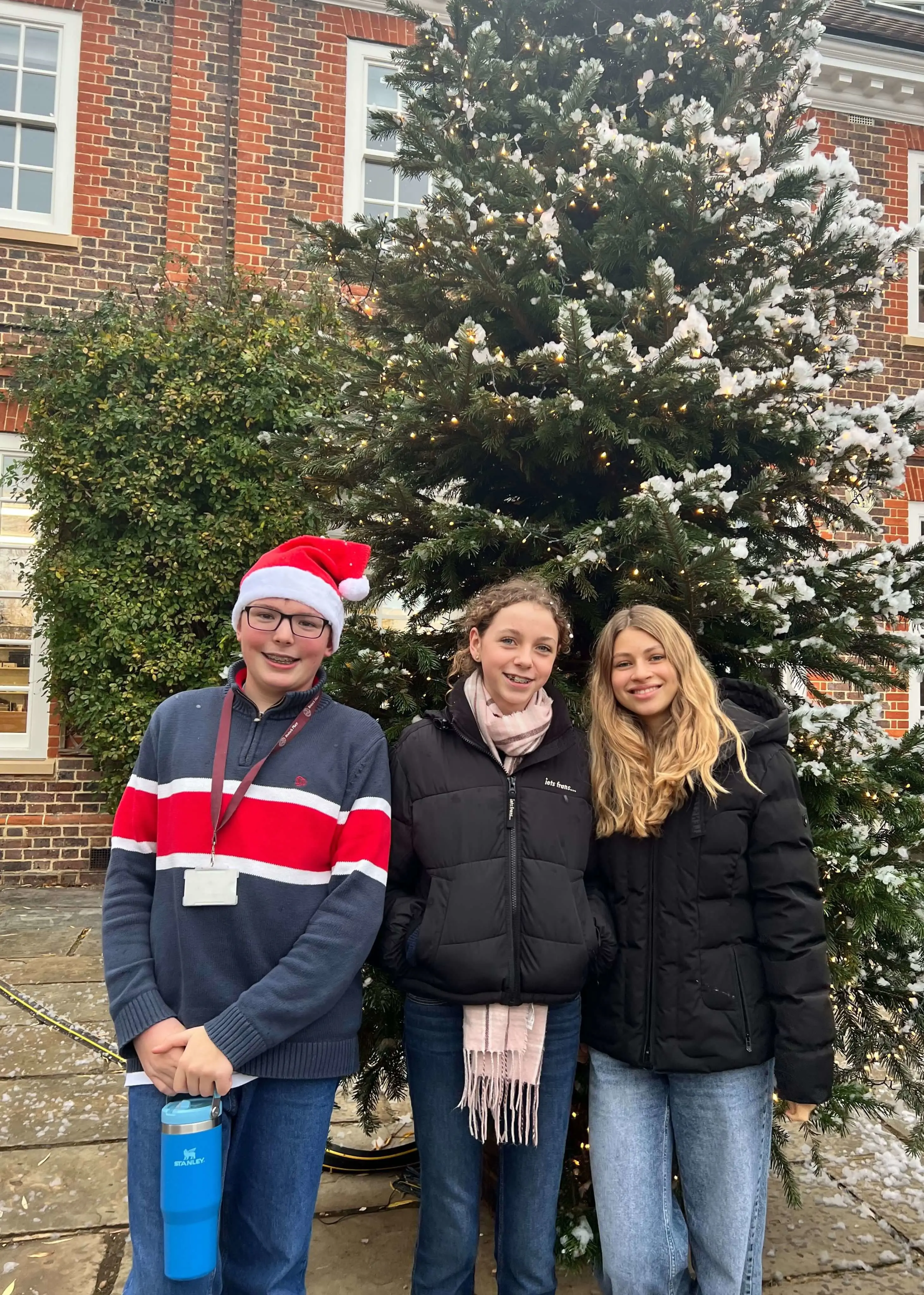 To celebrate the end of term, we surprised pupils with a snow machine | Ibstock Place School, Roehampton, Private School Near Richmond, Barnes, Putney, Kingston, & Wandsworth