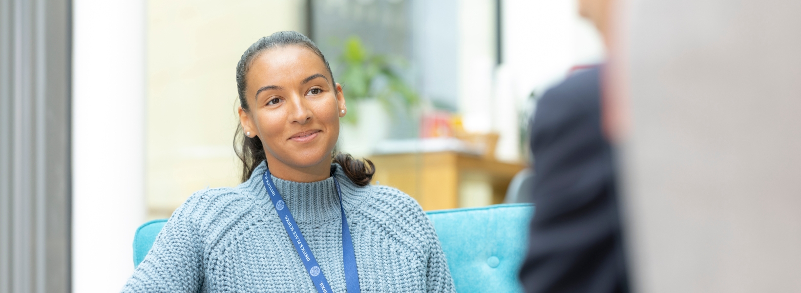 An image of a staff member of Ibstcok Place School.