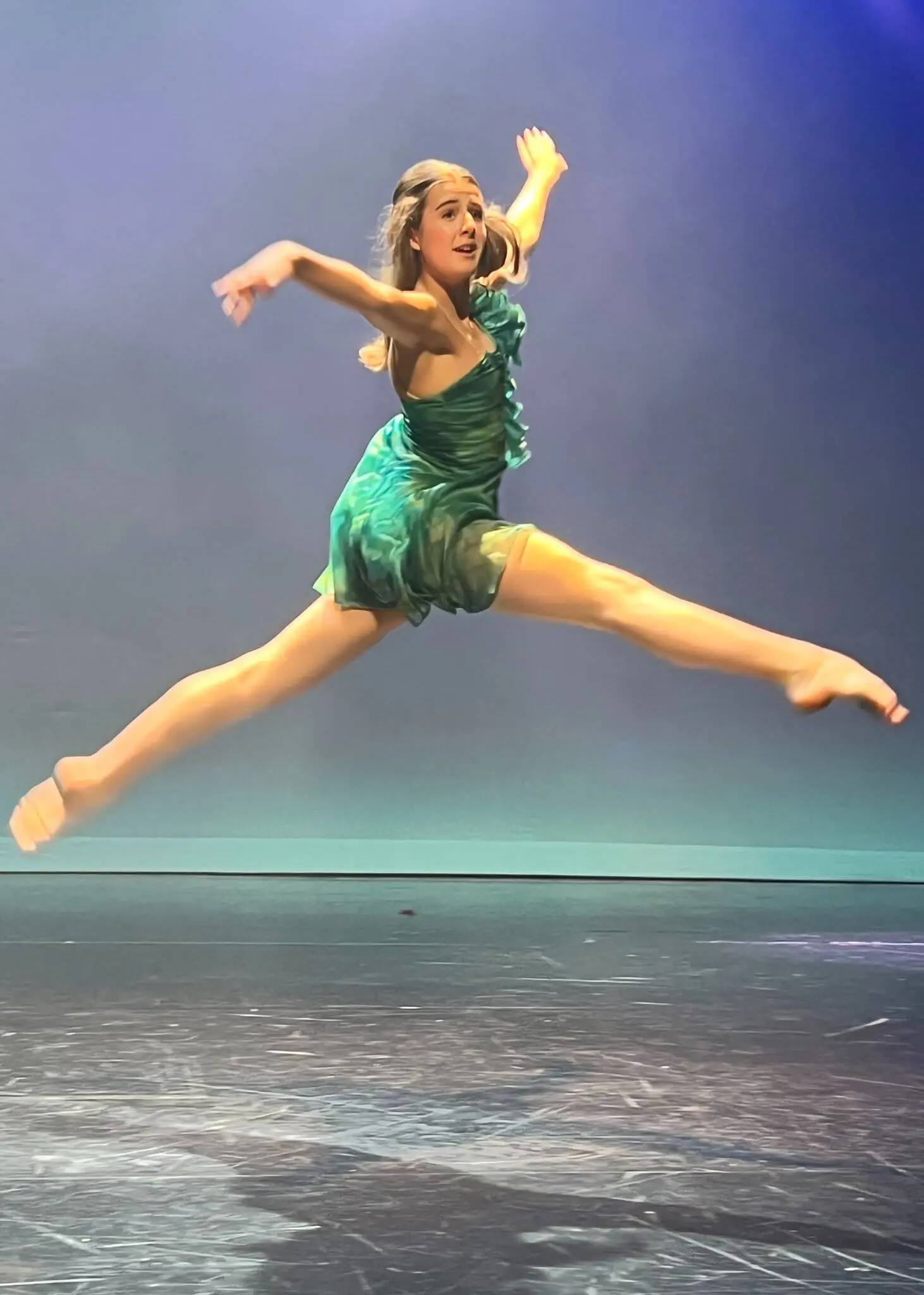 Senior pupils doing a ballet performance at Ibstock Place School, a private school near Richmond, Barnes, Putney, Kingston, and Wandsworth on an overseas trip. 