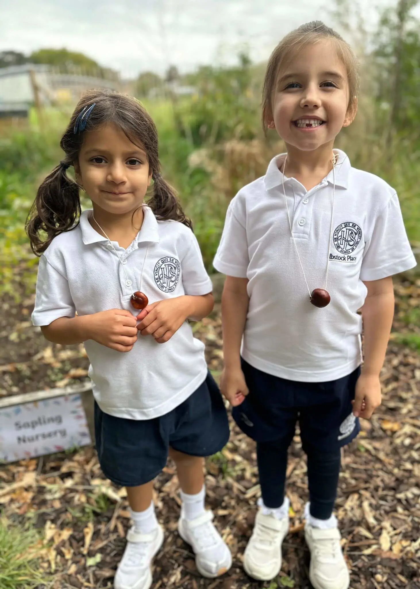 Pupils enjoyed their forest school lessons about conkers. | Ibstock Place  | Ibstock Place School, Roehampton, Private School Near Richmond, Barnes, Putney, Kingston, & Wandsworth 