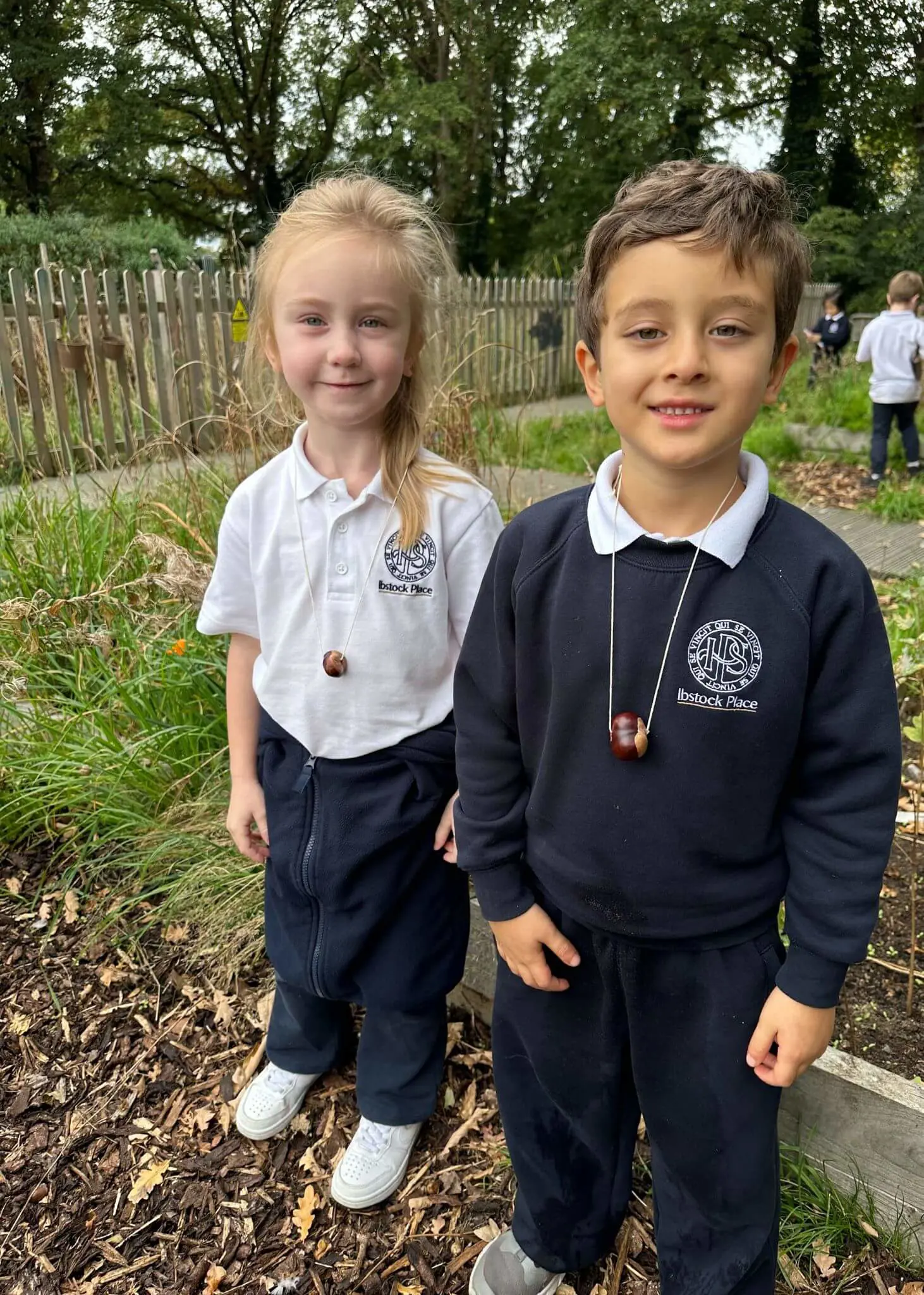 Pupils enjoyed their forest school lessons about conkers. | Ibstock Place  | Ibstock Place School, Roehampton, Private School Near Richmond, Barnes, Putney, Kingston, & Wandsworth 