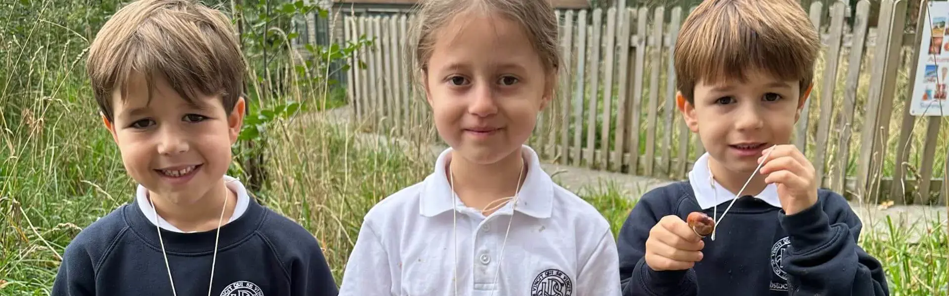 Pupils enjoyed their forest school lessons about conkers. | Ibstock Place  | Ibstock Place School, Roehampton, Private School Near Richmond, Barnes, Putney, Kingston, & Wandsworth 