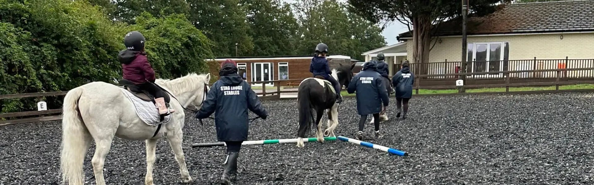 A little rain couldn’t stop us from enjoying our horse riding club!   | Ibstock Place School, Roehampton, Private School Near Richmond, Barnes, Putney, Kingston, & Wandsworth 