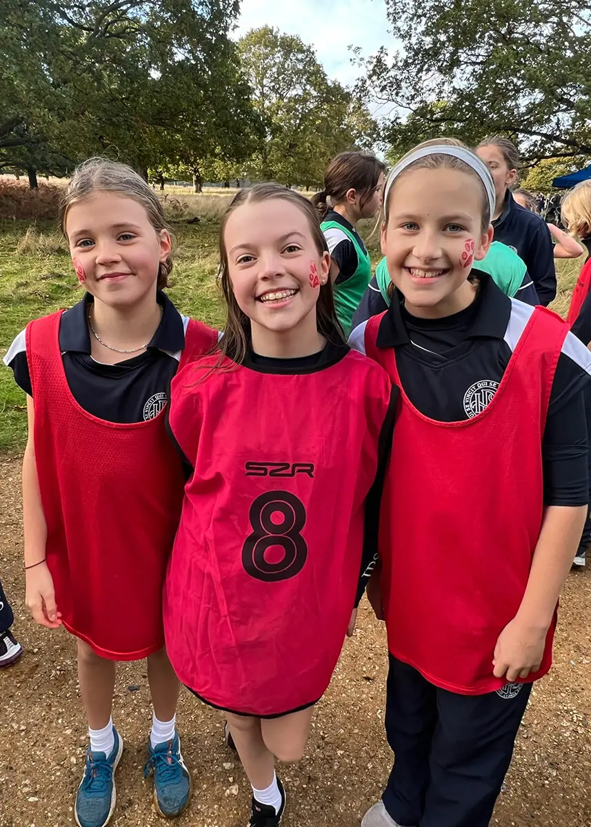 Ibstock Place School students participating in House Cross Country 2023