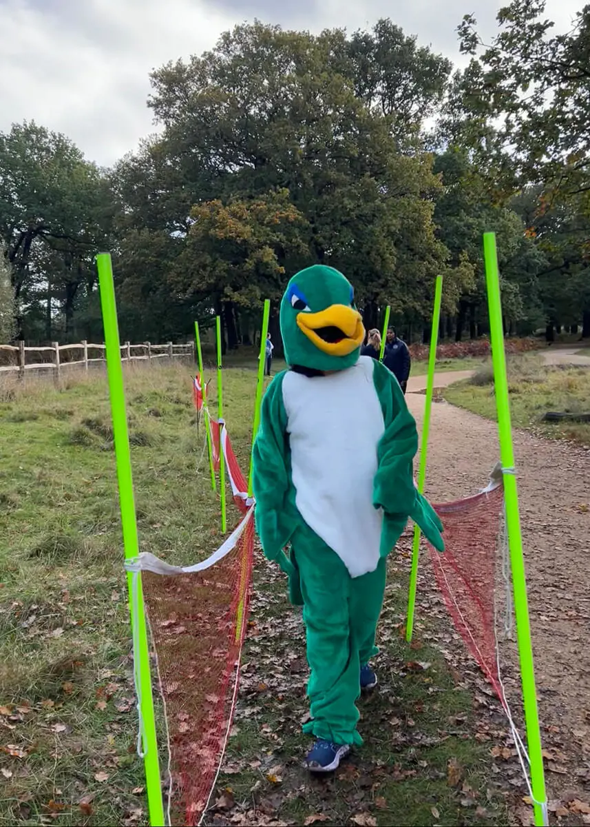 Ibstock Place School students participating in House Cross Country 2023