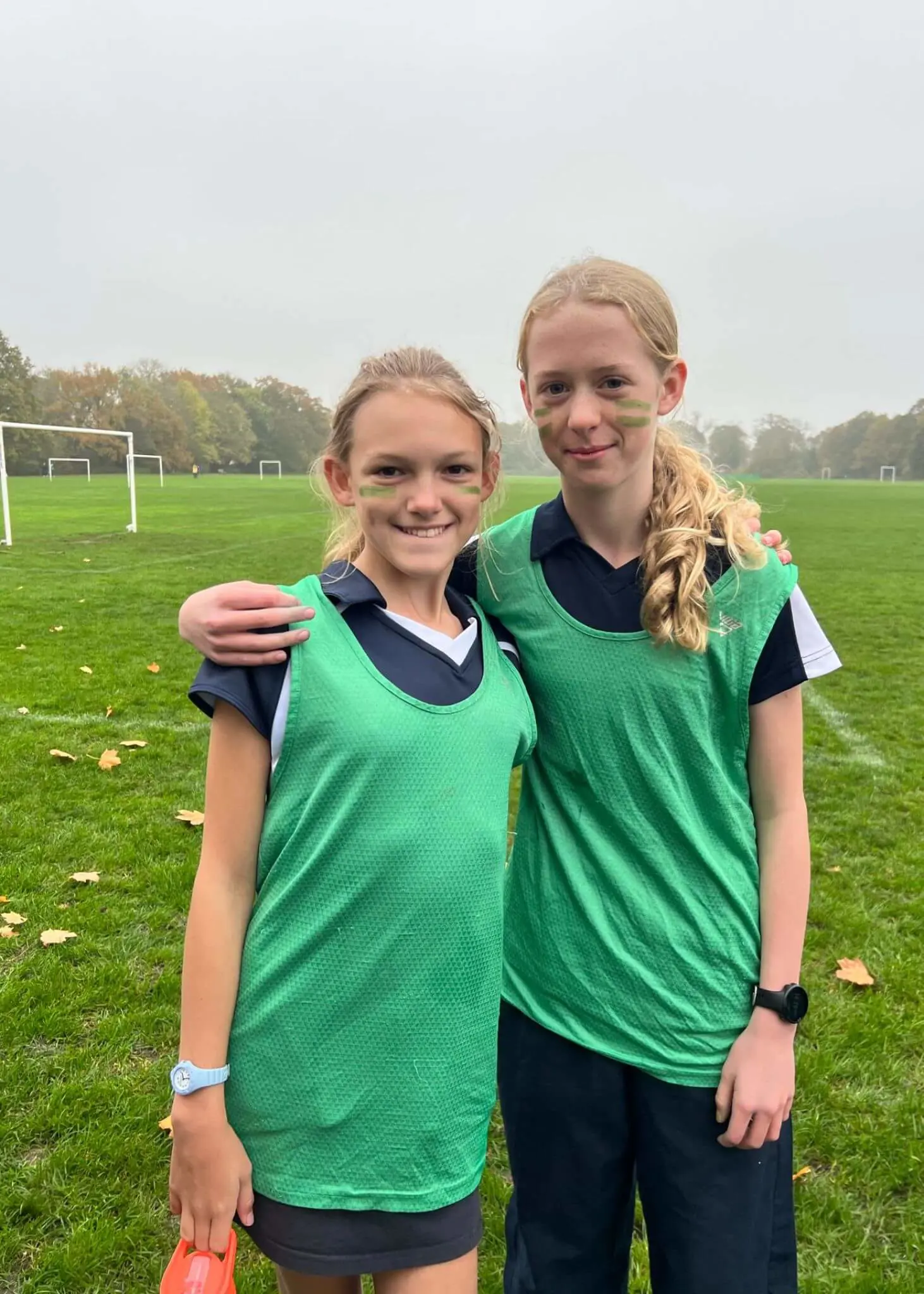 Pupils running for the House Cross Country at Ibstock Place School, Roehampton, Private School Near Richmond, Barnes, Wandsworth, Putney, Kingston.