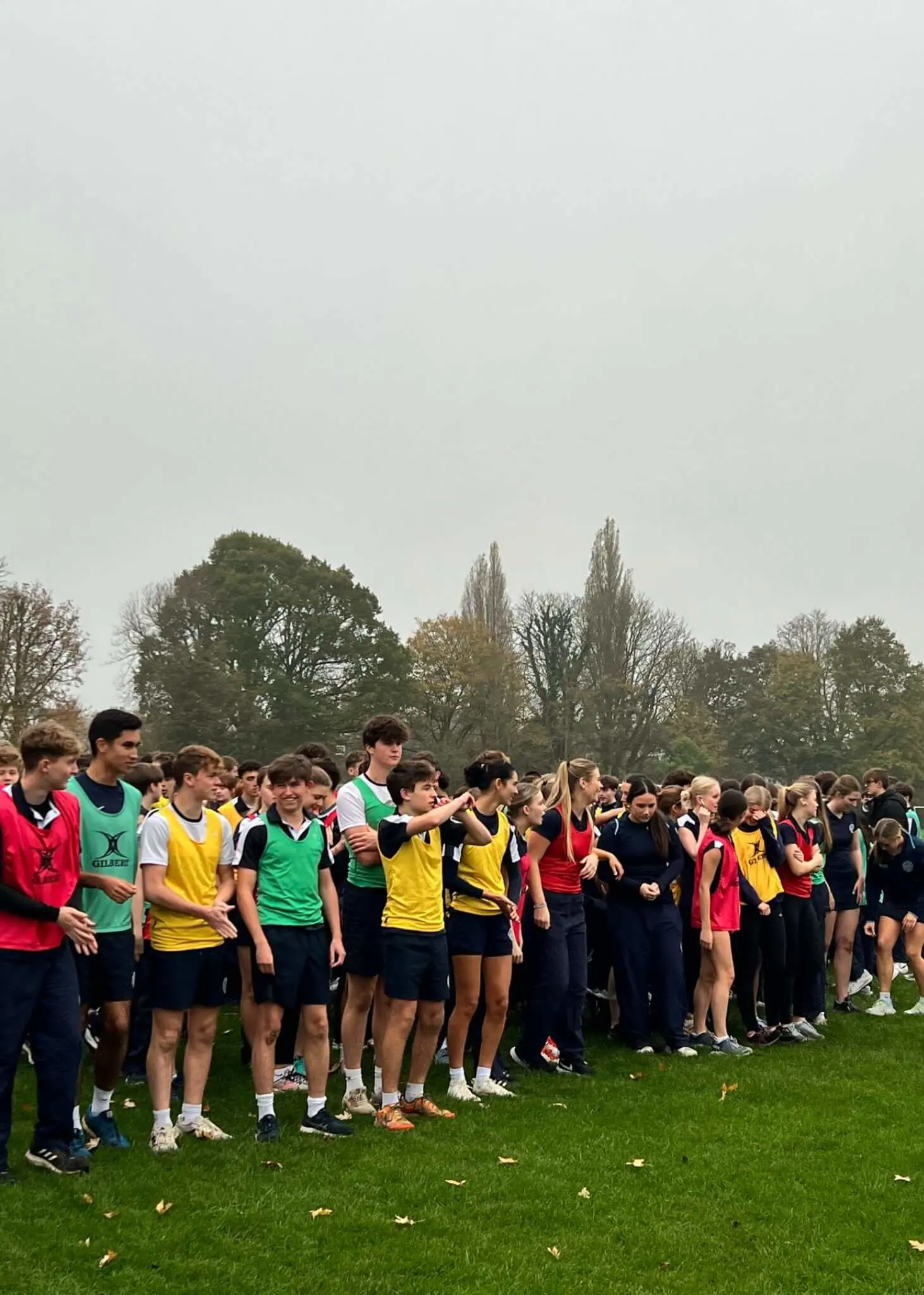 Pupils running for the House Cross Country at Ibstock Place School, Roehampton, Private School Near Richmond, Barnes, Wandsworth, Putney, Kingston.