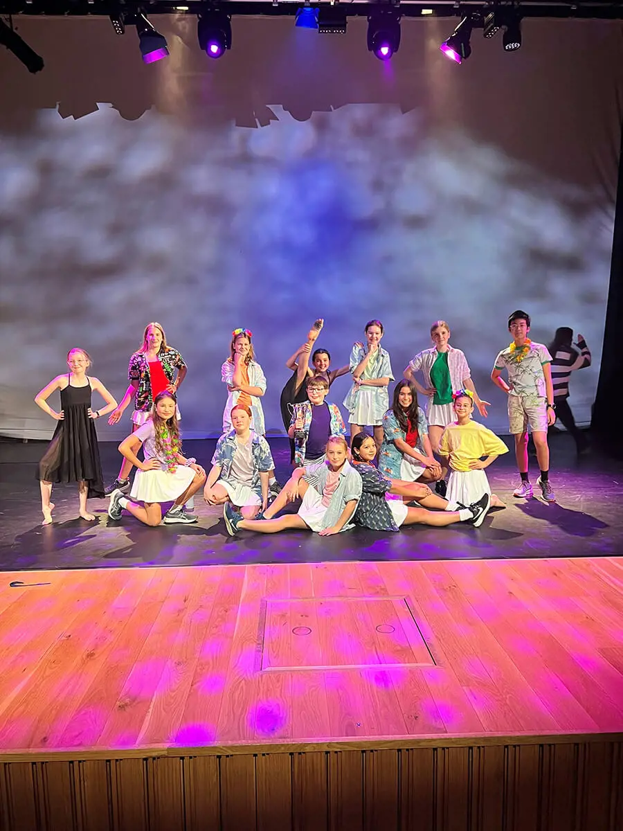 Ibstock Place School pupils taking part in the House Dance competition