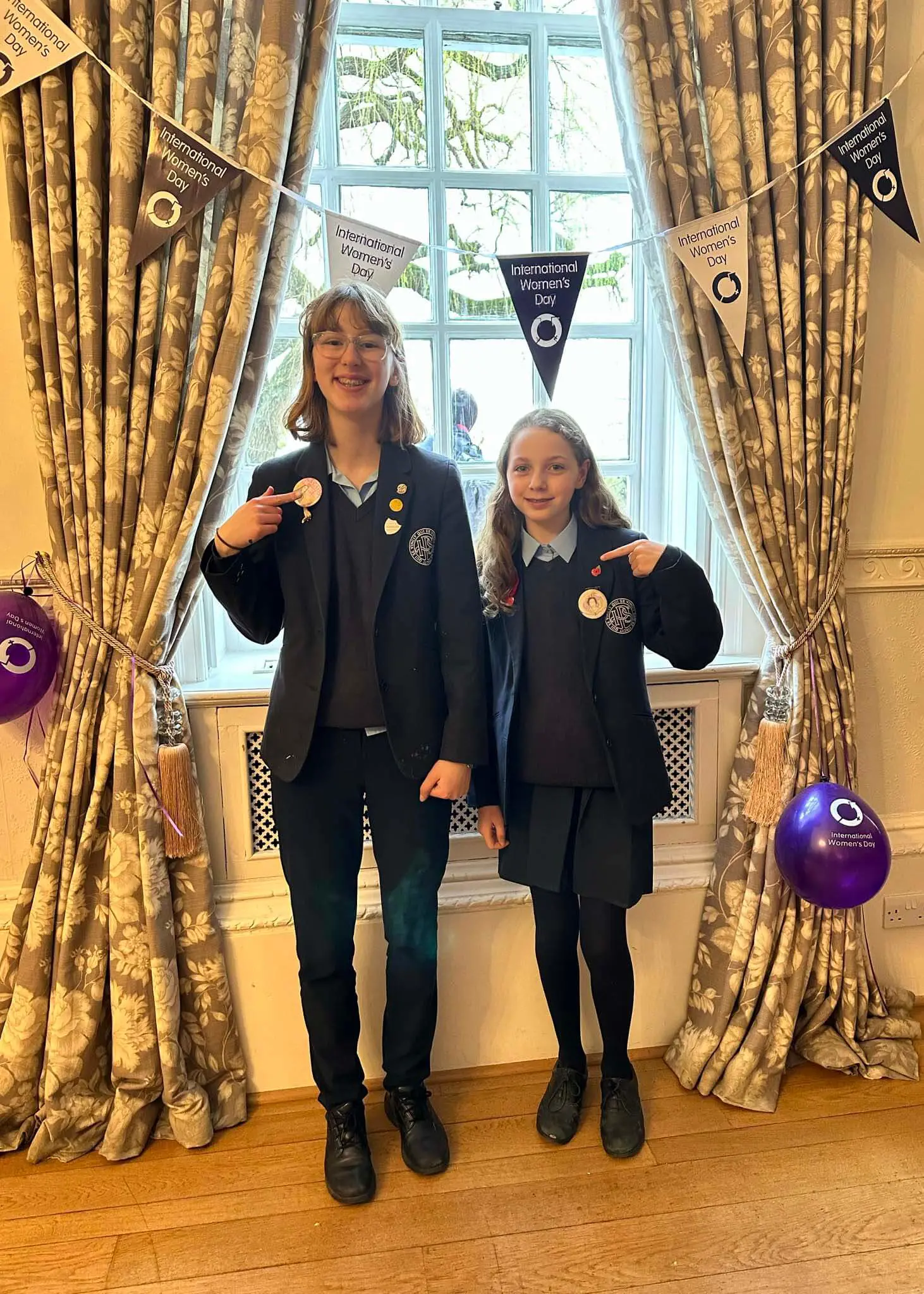 International Women's Day at Ibstock Place School, Roehampton, a private school near Richmond, Barnes, Putney, Kingston, & Wandsworth