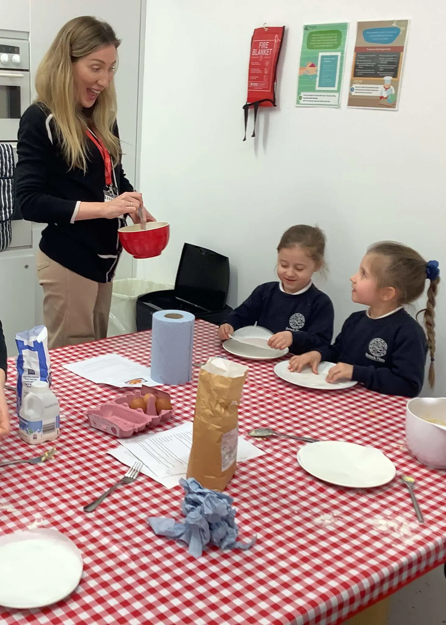 Kindergarten had a fantastic time making pancakes on Pancake Day with the help of our wonder| Ibstock Place School, Roehampton, Private School Near Richmond, Barnes, Putney, Kingston, & Wandsworth 