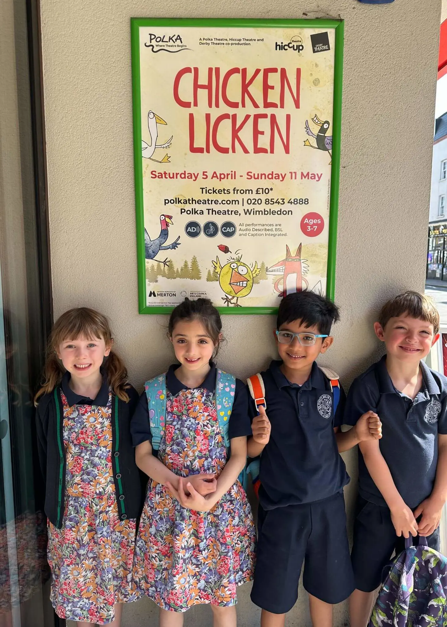 Kindergarten and Prep 1 pupils had the exciting opportunity to visit the Polka Theatre | Ibstock Place School, Roehampton, Private School Near Richmond, Barnes, Putney, Kingston, & Wandsworth 