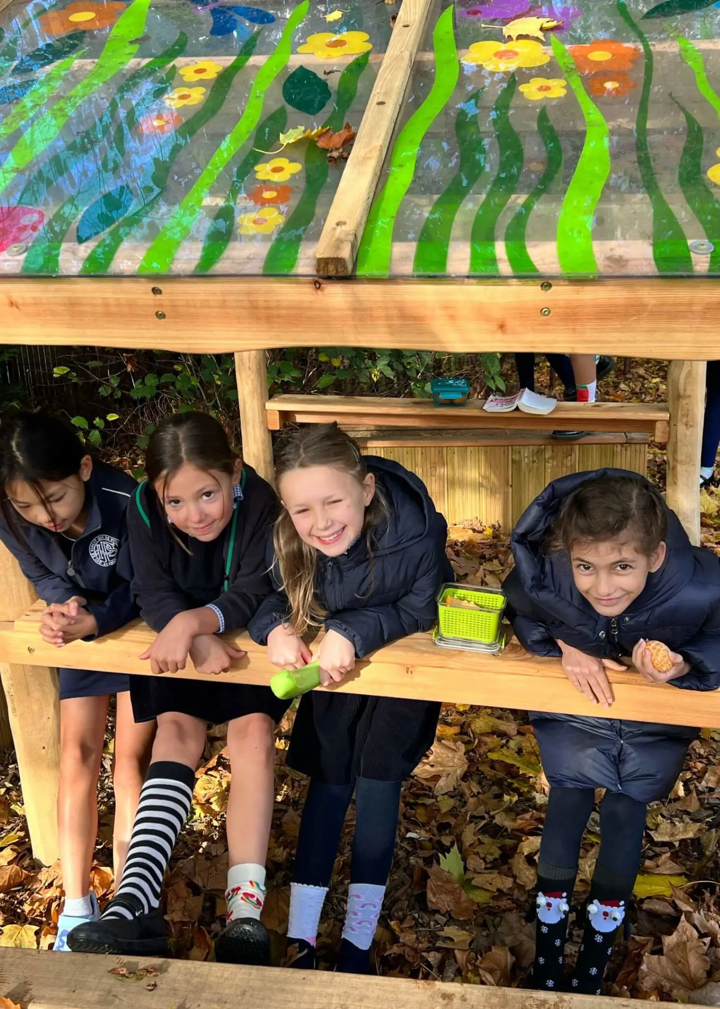 Prep pupils in odd socks| Ibstock Place School, a private school near Richmond, Barnes, Putney, Kingston, and Wandsworth. 