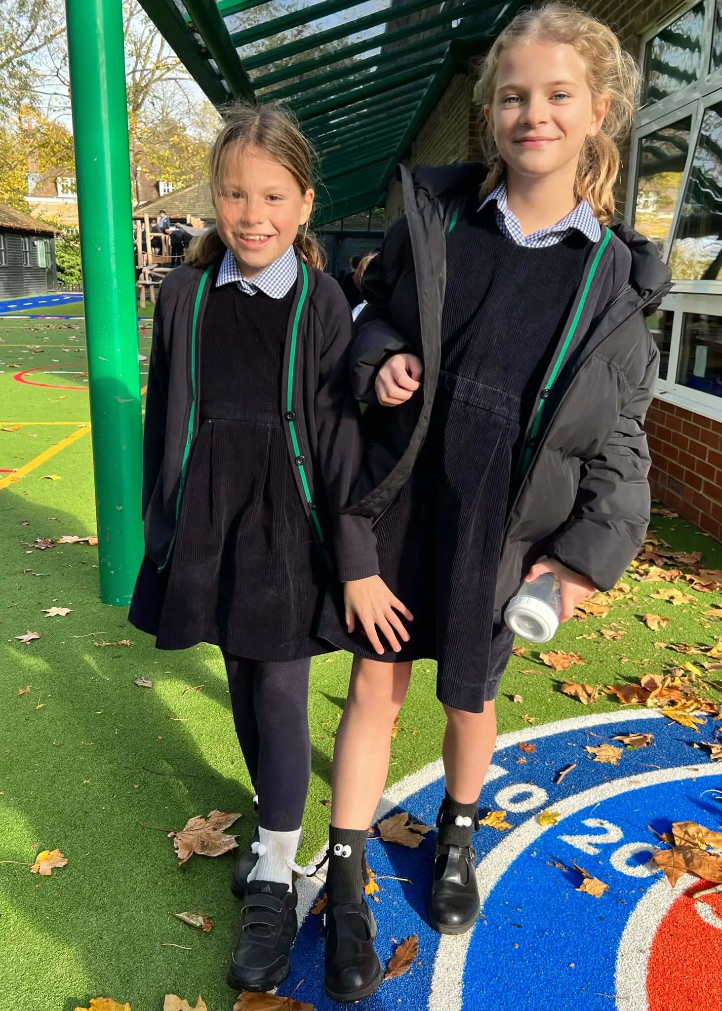 Prep pupils in odd socks| Ibstock Place School, a private school near Richmond, Barnes, Putney, Kingston, and Wandsworth. 