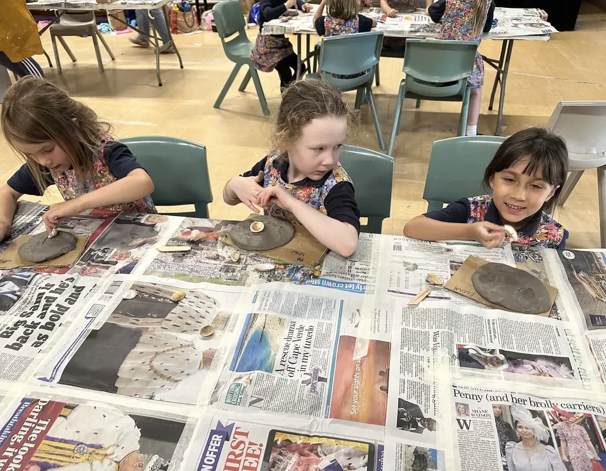 Pre-prep pupils doing an activity in the classroom at Ibstock Place School, a private school near Richmond