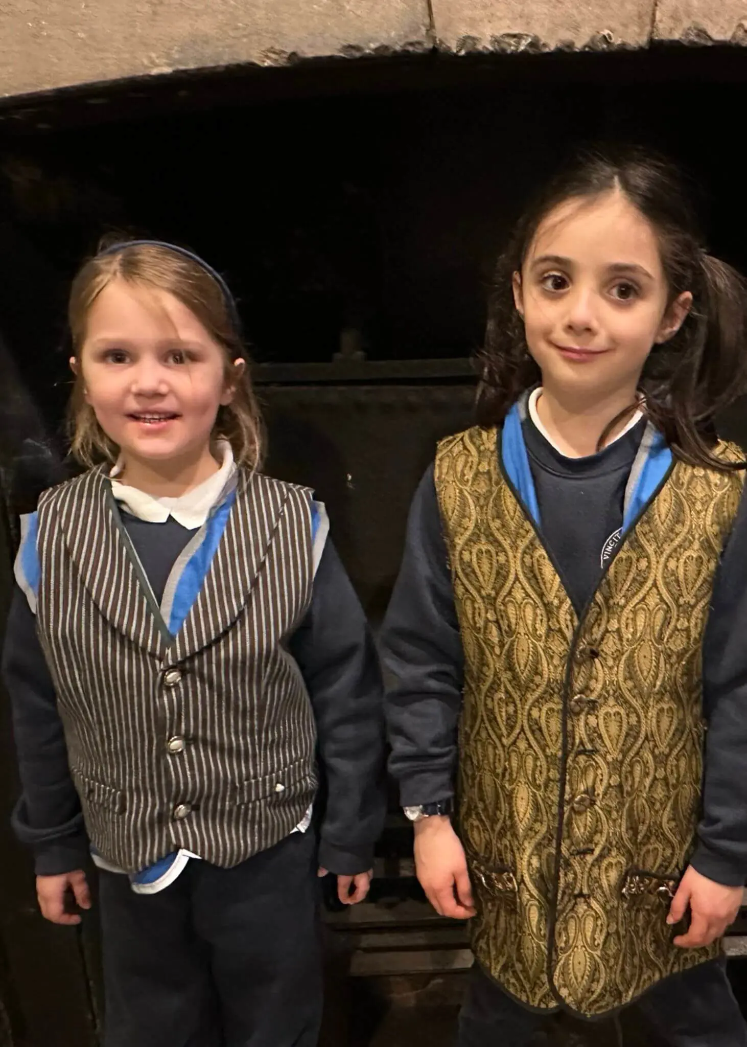 Prep 1 pupils playing dress up at the Gunnersbury Park Museum | Ibstock Place School, a private school near Richmond, Barnes, Putney, Kingston, and Wandsworth. 