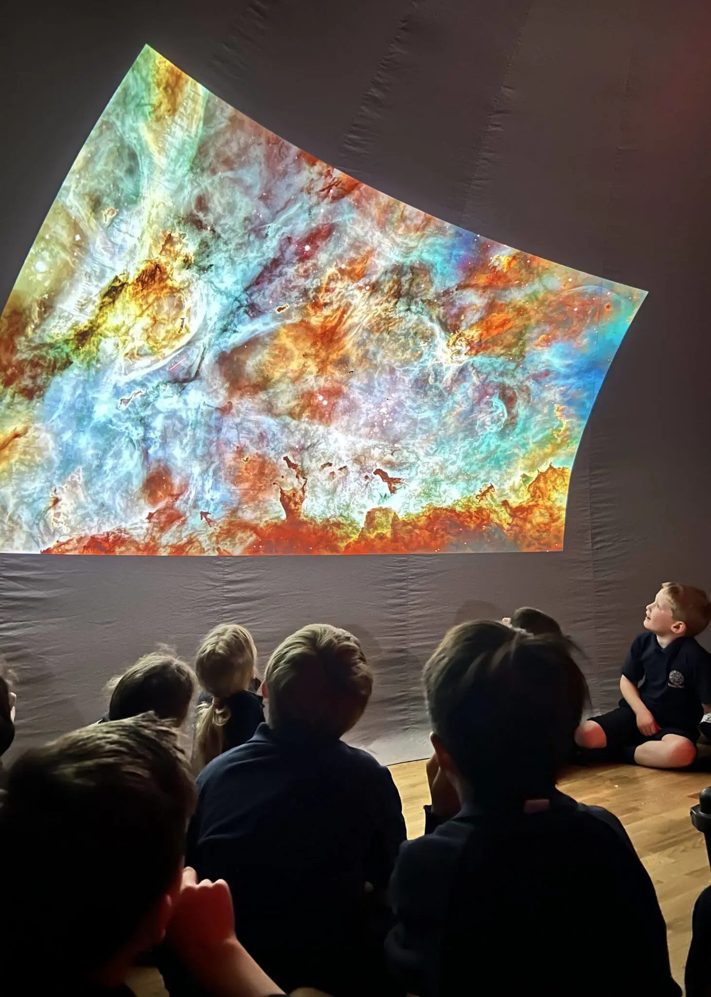 Prep 3 had a wonderful experience today in the Explorer Dome. | Ibstock Place School, Roehampton, Private School Near Richmond, Barnes, Putney, Kingston, & Wandsworth 