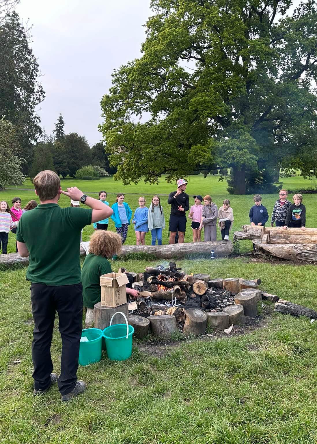 Prep pupils enjoying their residential trip| Ibstock Place School, a private school near Richmond, Barnes, Putney, Kingston, and Wandsworth.