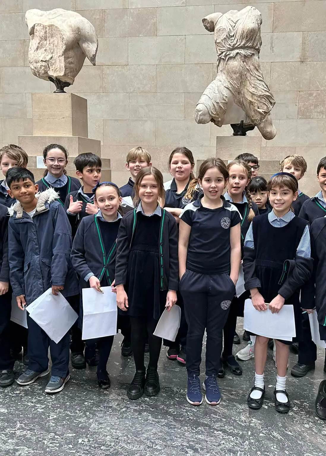 Prep 5 pupils at the British Museum | Ibstock Place School, a private school near Richmond, Barnes, Putney, Kingston, and Wandsworth.