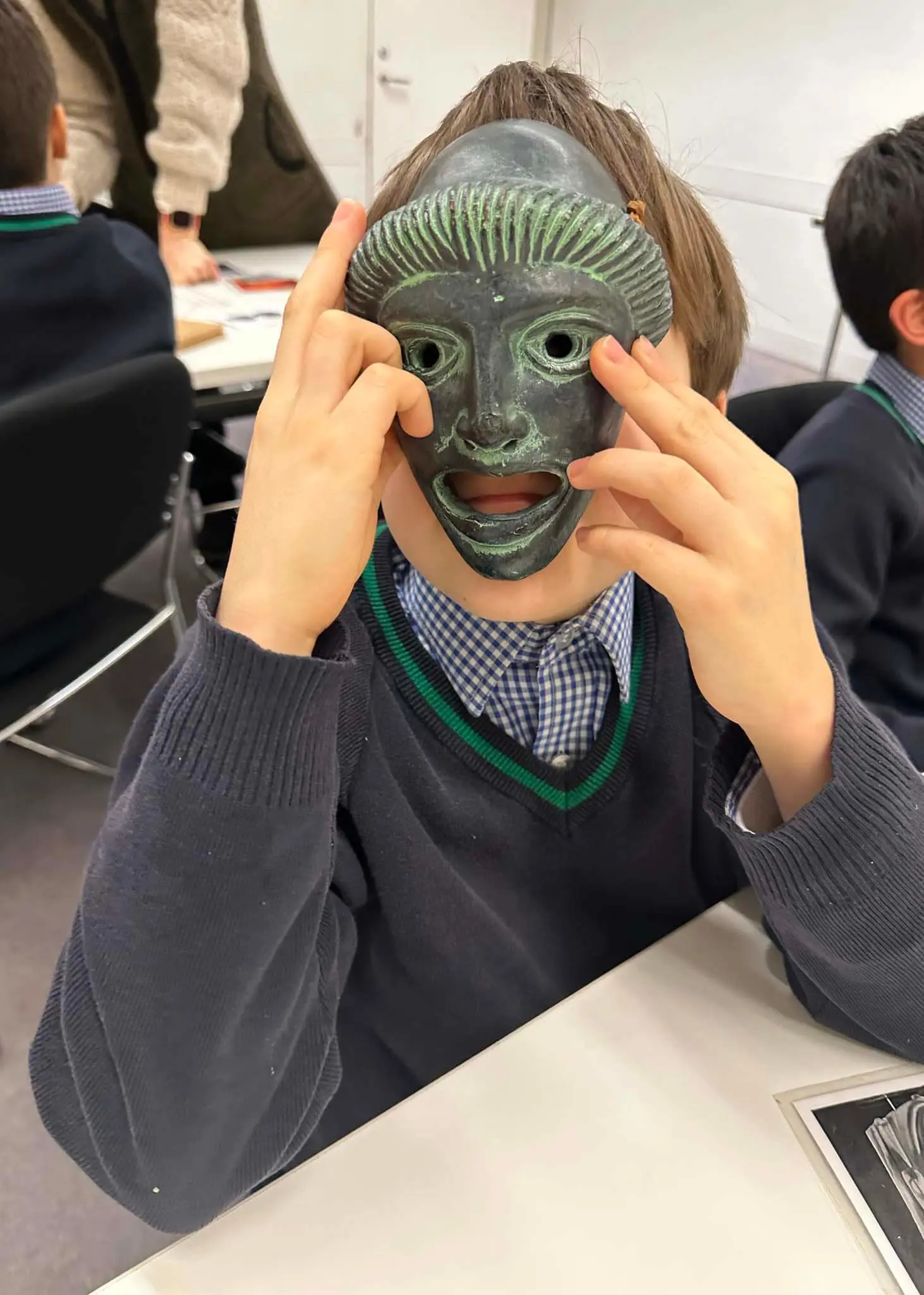 Prep 5 pupils at the British Museum | Ibstock Place School, a private school near Richmond, Barnes, Putney, Kingston, and Wandsworth.