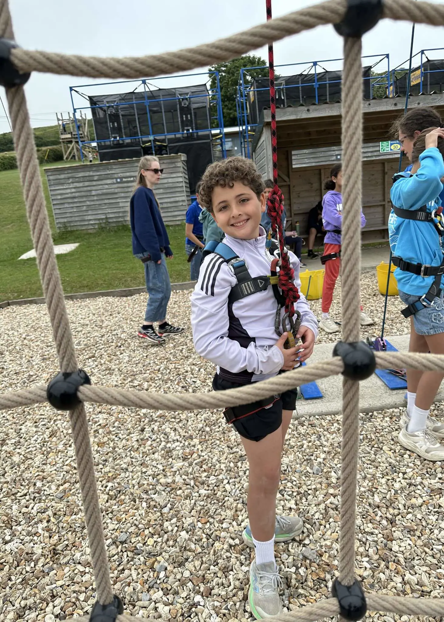 Prep 6 assembled, packed with sleeping bags, cameras and a hope for adventure | Ibstock Place School, Roehampton, Private School Near Richmond, Barnes, Putney, Kingston, & Wandsworth 