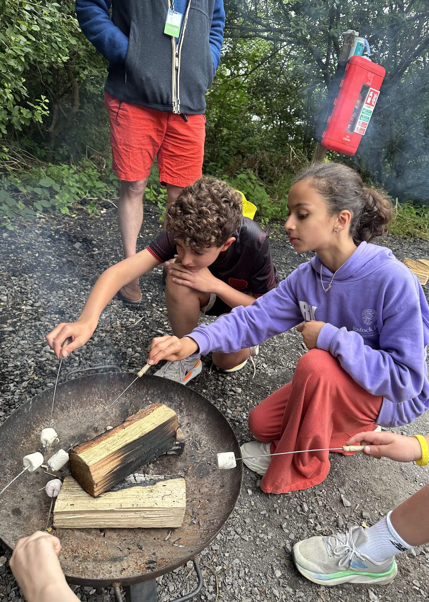 Prep 6 assembled, packed with sleeping bags, cameras and a hope for adventure | Ibstock Place School, Roehampton, Private School Near Richmond, Barnes, Putney, Kingston, & Wandsworth 