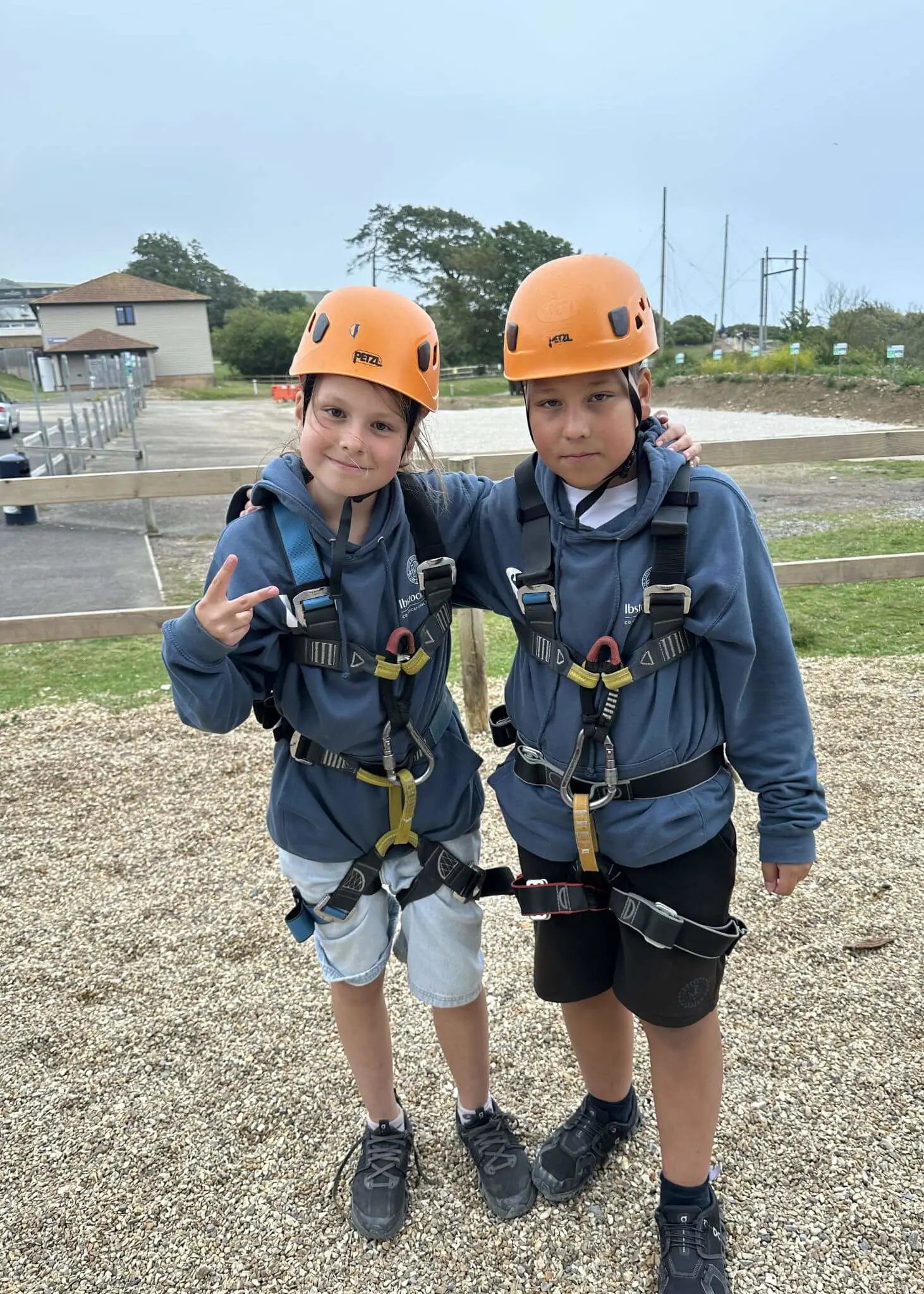 Prep 6 assembled, packed with sleeping bags, cameras and a hope for adventure | Ibstock Place School, Roehampton, Private School Near Richmond, Barnes, Putney, Kingston, & Wandsworth 