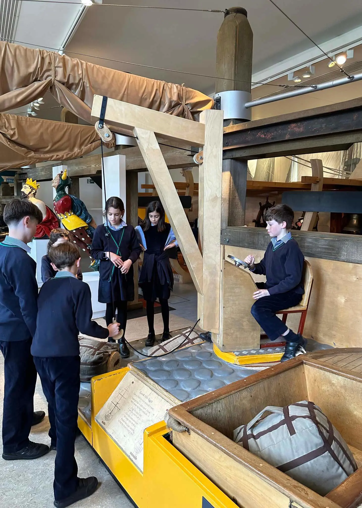 Having finished reading 'Shackleton's Journey,' Prep 6 of Co-educational Ibstock Place School, Roehampton, pupils enjoyed a perfectly timed visit to the National Maritime Museum.