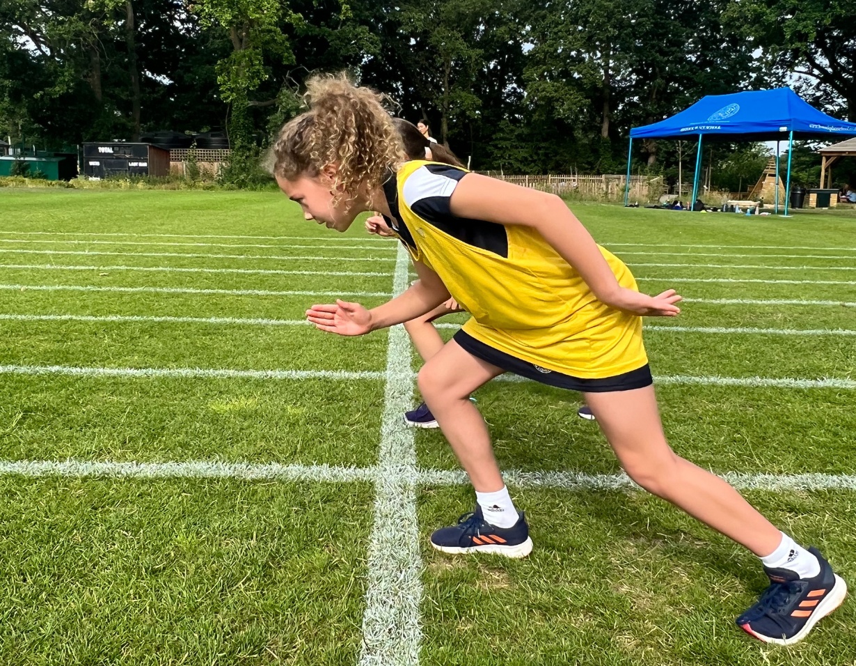 Welcome to Ibstock Place School, a leading private school in South-West London, Near Richmond, Barnes, Putney, Kingston, & Wandsworth for children ages 4-18 years. Prep pupils running at sports day at Ibstock Place School, a private school near Richmond.