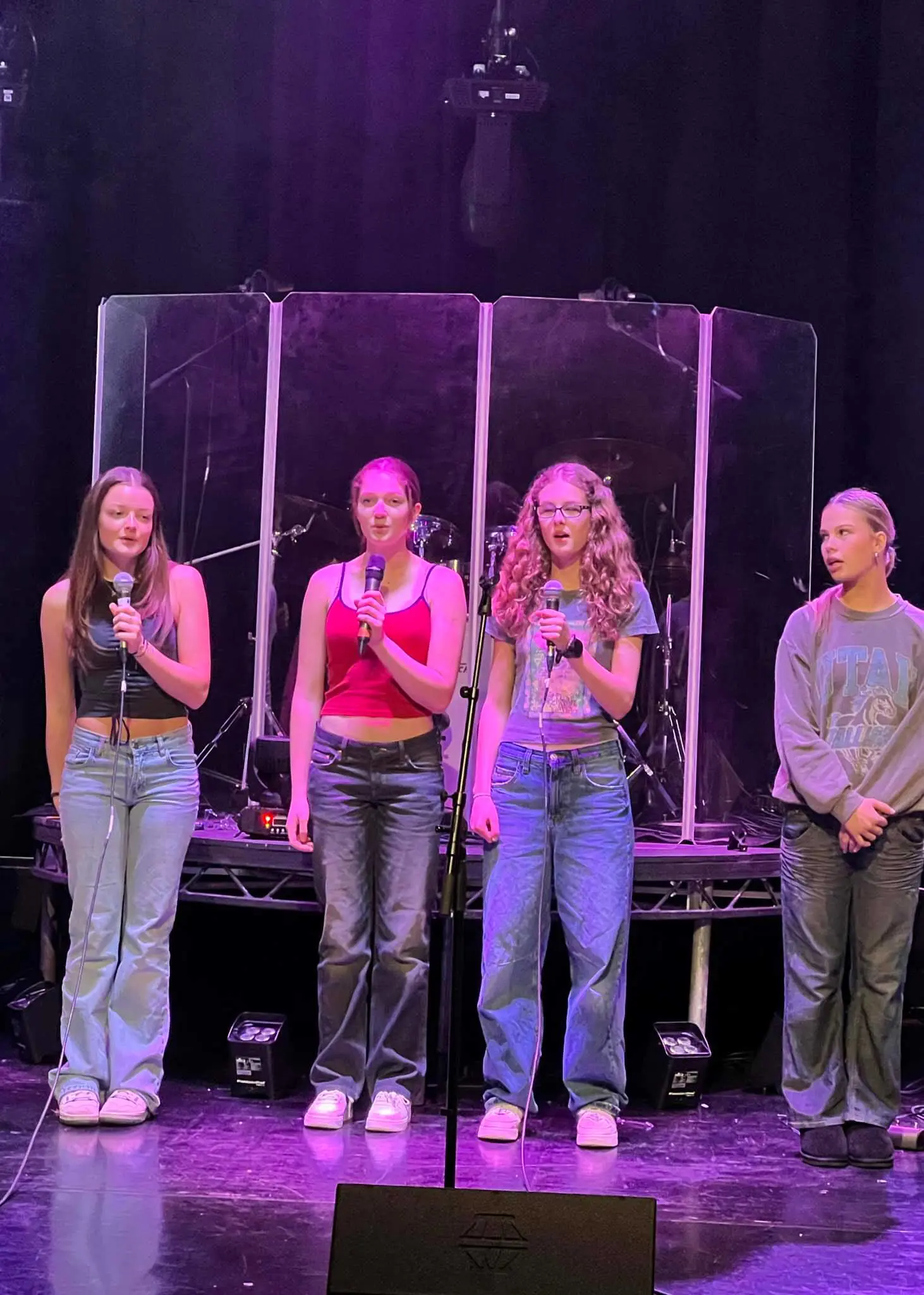 Acapella group singing at Ibstock Place School, Roehampton, a private school near Richmond, Barnes, Putney, Kingston, & Wandsworth