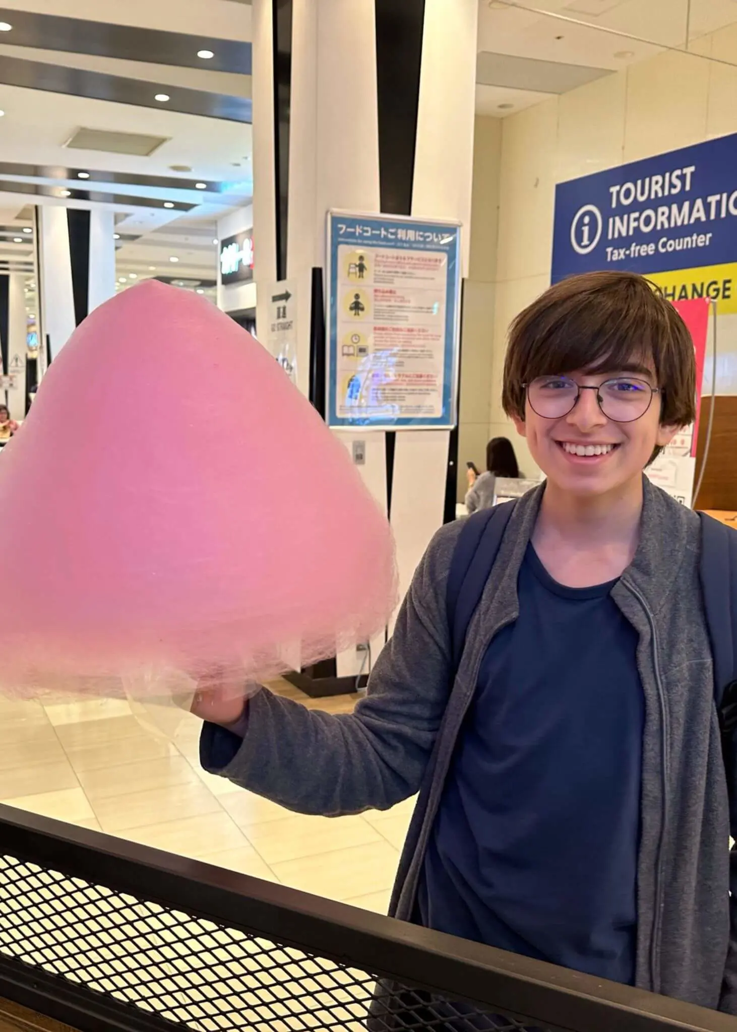 Pupils holding giant cotton candy | Ibstock Place School, Roehampton, Private School Near Richmond, Barnes, Wandsworth, Putney, Kingston.