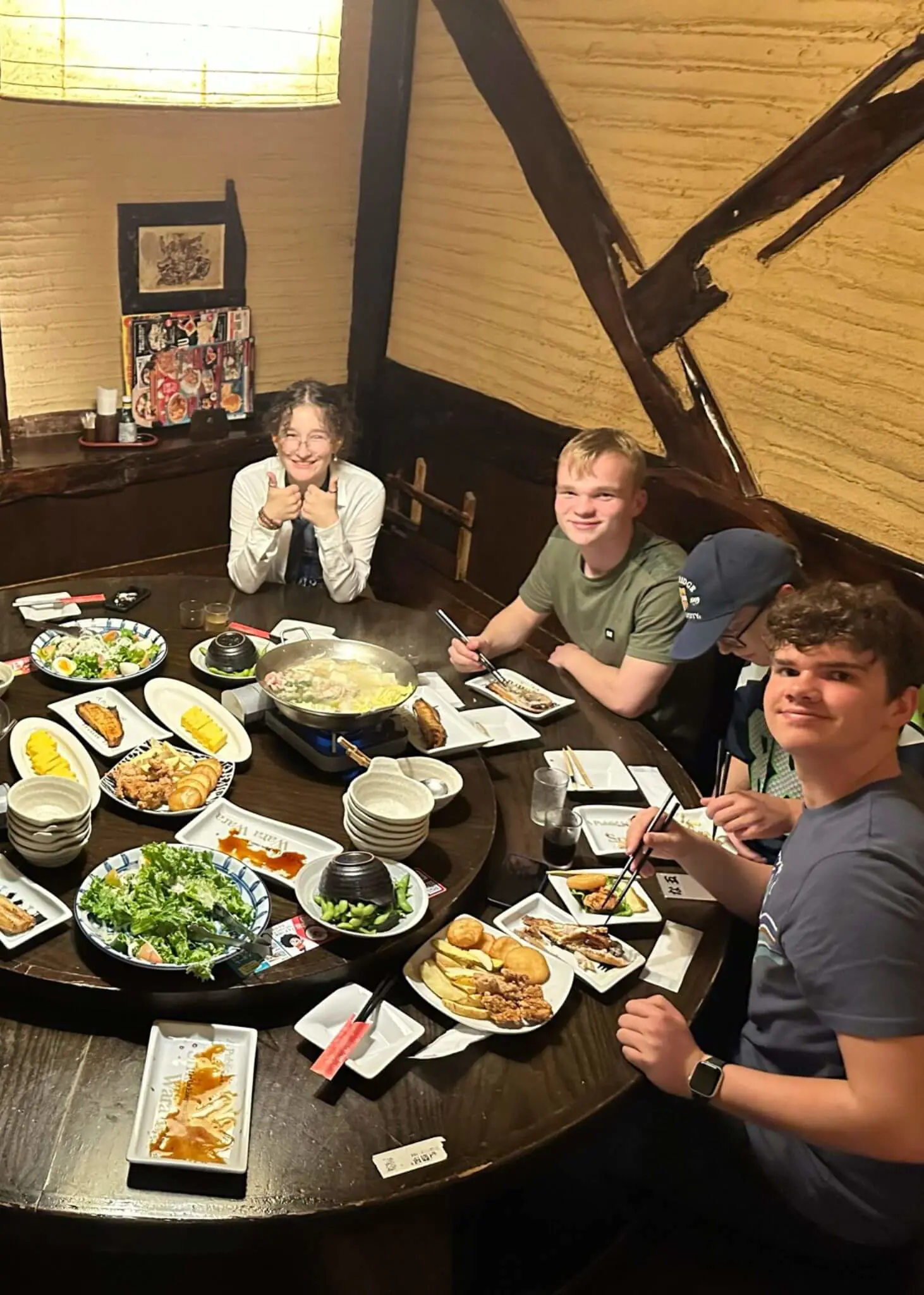 Pupils having traditional Japanese food | Ibstock Place School, Roehampton, Private School Near Richmond, Barnes, Wandsworth, Putney, Kingston.